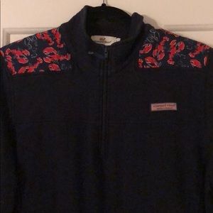 Vineyard Vines Lobster quarter zip